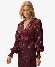 Mini Abito a Maniche Lunghe Jacquard