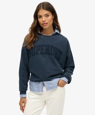 Athletic Essentials tonal sweatshirt met ronde hals en appliqué