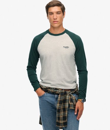 Essential Baseball Langarmshirt Image 1