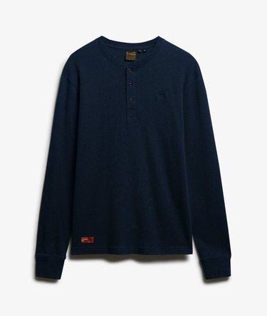 Vintage Logo Mid Weight Long Sleeve Half Button Image 6
