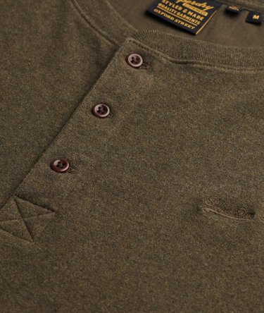 Vintage Logo Mid Weight Long Sleeve Half Button Image 6