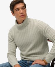 The Merchant Store - Ribbed Roll Neck Jumper