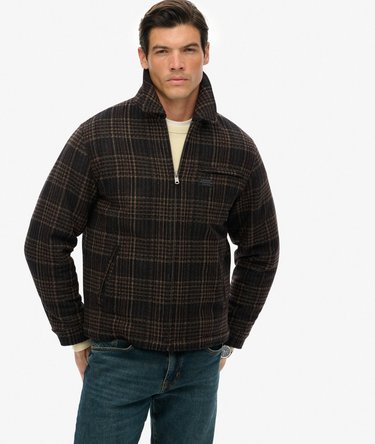 Wool Blend Check Ranch Jacket Image 5