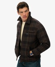 Wool Blend Check Ranch Jacket