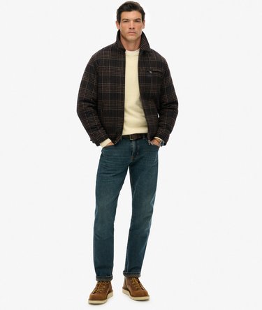 Wool Blend Check Ranch Jacket Image 3