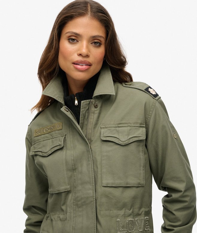 Embellished Field Jacket