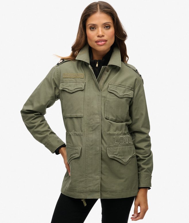 Embellished Field Jacket