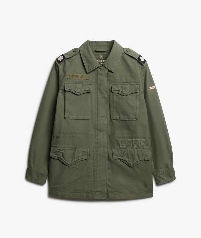 Embellished Field Jacket