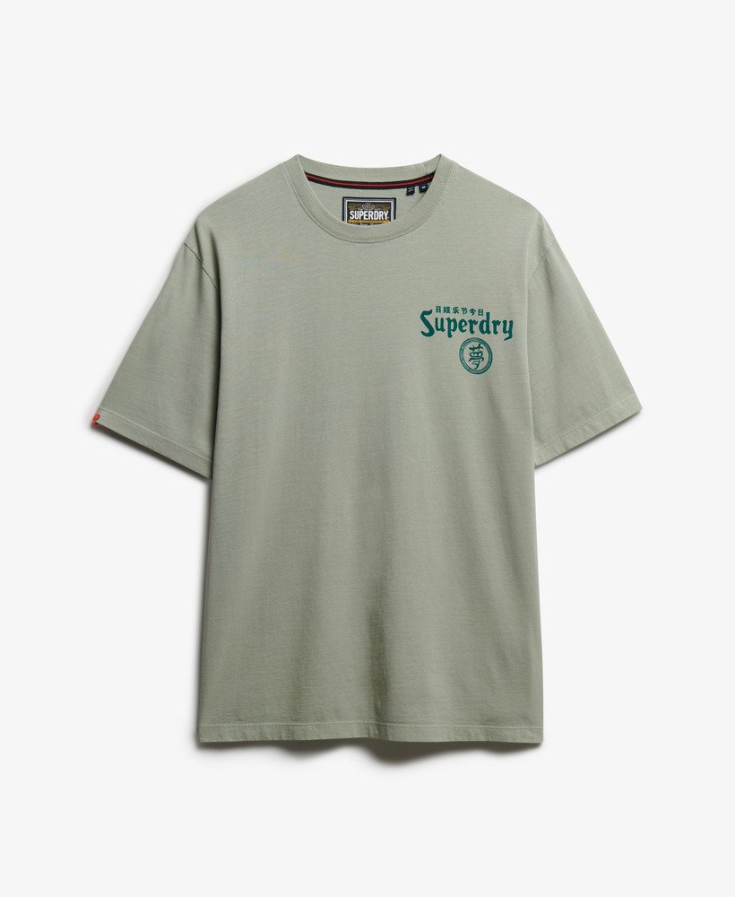 mens Tokyo Narrative Loose T-Shirt in SLATE GREY | Superdry US