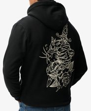 Tattoo Flash Loose Hoodie