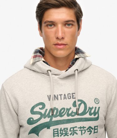 Vintage Logo Duo Classic Hoodie Image 4