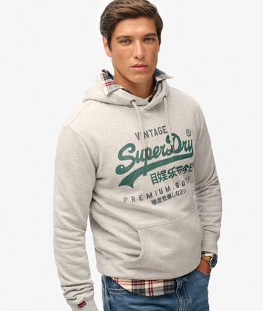 Vintage Logo Duo Classic Hoodie Image 2