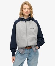Essential Logo Raglan Zip Hoodie