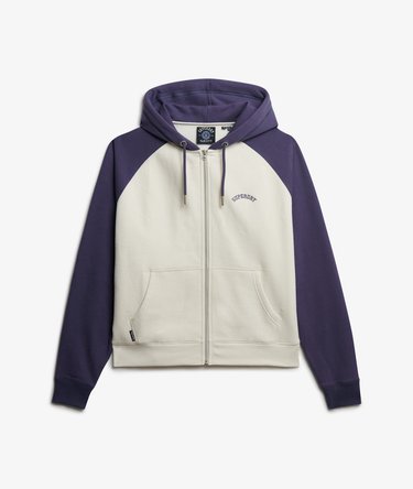Essential Logo Raglan Zip Hoodie Image 6
