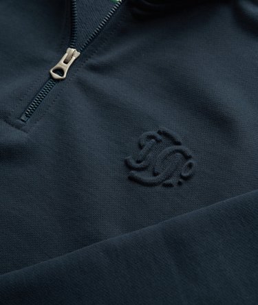 Country Club Embossed Half-Zip Jumper Image 6