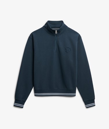 Country Club Embossed Half-Zip Jumper Image 7