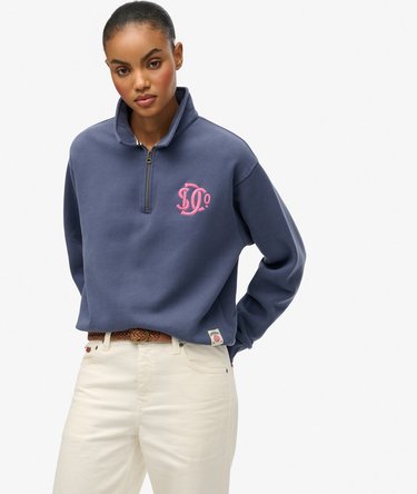 SD & CO Neon Collared Half Zip Image 2