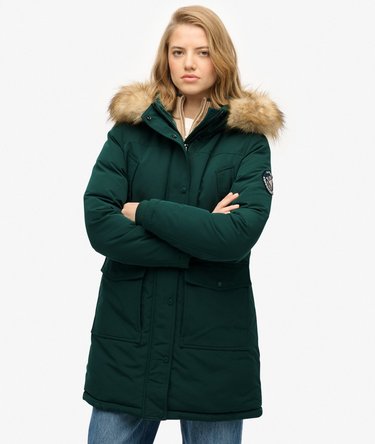 Everest Faux Fur Parka Coat Image 6
