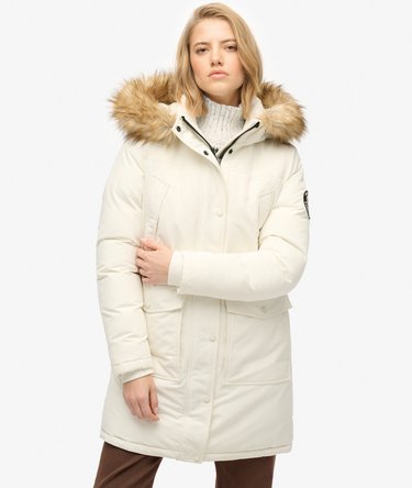 Everest Faux Fur Parka Coat Image 6