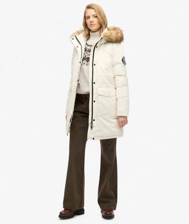 Everest Faux Fur Parka Coat Image 3