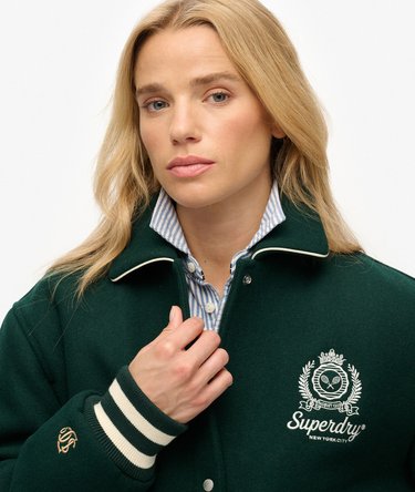 Country Club Wool Bomber Jacket Image 4