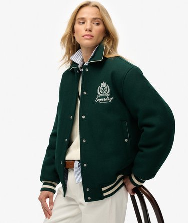 Country Club Wool Bomber Jacket Image 2