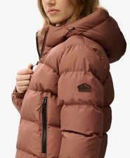 Hooded Sports Puffer Jacket