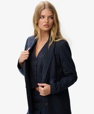 Pinstripe Boyfriend Blazer