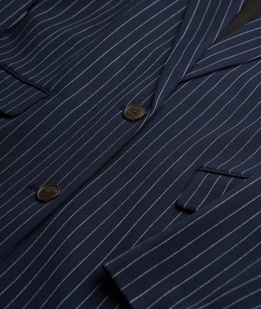 Blazer Boyfriend a Righe Image 7