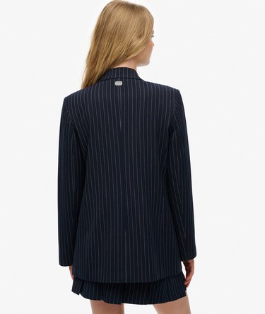 Blazer Boyfriend a Righe Image 5