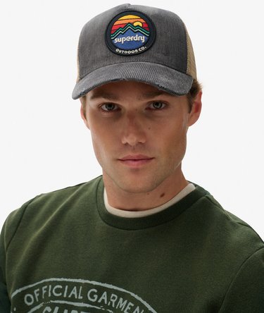 Mesh Cord Trucker Cap Image 3