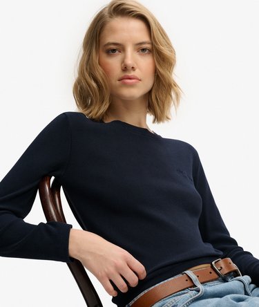 Athletic Essentials Logo Garment Dyed Ribbed Top Image 2