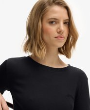 Athletic Essentials Logo Garment Dyed Ribbed Top