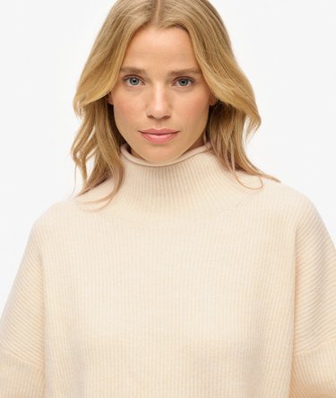 Slouchy Mock Neck Jumper Image 4