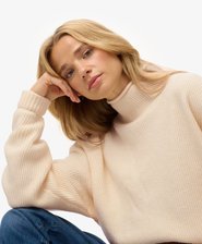 Slouchy Mock Neck Jumper