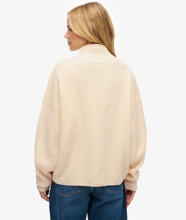 Slouchy Mock Neck Jumper Image 5