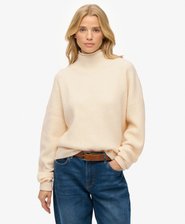 Slouchy Mock Neck Jumper
