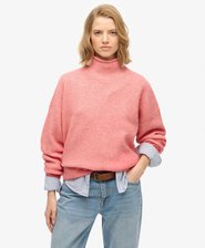 Slouchy Mock Neck Jumper
