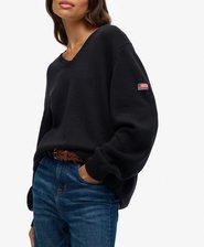 Oversized V Neck Jumper