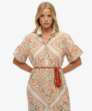 Linen Shirt Maxi Dress
