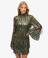 Fringe Sequin Mini Dress