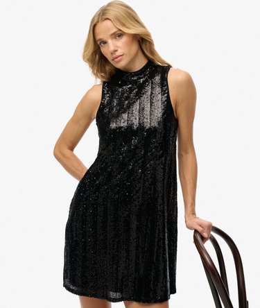 Sl Sequin A Line Mini Dress Image 2