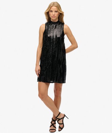 Sl Sequin A Line Mini Dress Image 3