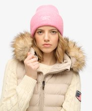 Weiche Rippstrick-Beanie