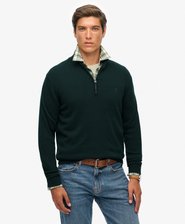 Essentials Cotton Half Zip Jumper