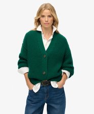 Cardigan Col V Épais