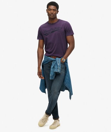 Luźny T-shirt Heritage Brand Image 3