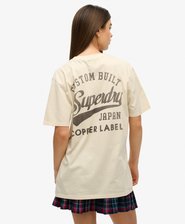 T-shirt oversize &agrave; motif Copper Label sur la poitrine