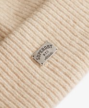 Rib Knitted Beanie Hat