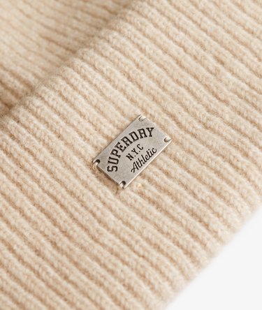 Rib Knitted Beanie Hat Image 2